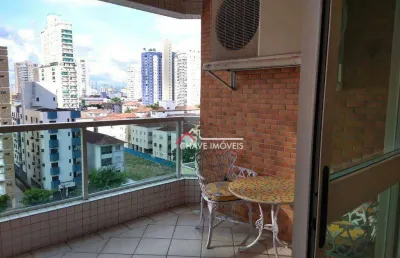 Apartamento à venda, 100 m² por r$ 1.380.000,00 - embaré - santos/sp