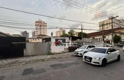 Terreno, 335 m² - venda por r$ 1.700.000,00 ou aluguel por r$ 5.001,00/mês - campo grande - santos/sp