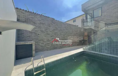 Casa à venda, 330 m² por r$ 2.199.000,00 - embaré - santos/sp