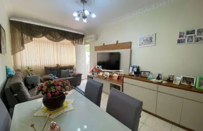 Apartamento com 3 dormitórios à venda, 91 m² por r$ 480.000,00 - aparecida - santos/sp