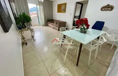 Apartamento à venda, 87 m² por r$ 435.000,00 - vila matias - santos/sp
