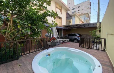 Casa com 3 dormitórios à venda, 145 m² por r$ 1.800.000,00 - embaré - santos/sp