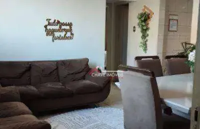 Apartamento com 2 dormitórios à venda, 95 m² por r$ 300.000,00 - macuco - santos/sp