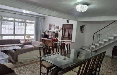 Sobrado com 4 dormitórios à venda, 282 m² por r$ 4.000.000,00 - ponta da praia - santos/sp