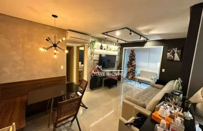 Apartamento com 2 dormitórios à venda, 86 m² por r$ 1.340.000,00 - embaré - santos/sp