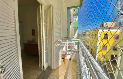 Apartamento com 1 dormitório para alugar, 85 m² por r$ 3.000,02/mês - embaré - santos/sp