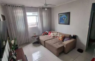 Apartamento com 3 dormitórios à venda, 92 m² por r$ 480.000,00 - boqueirão - santos/sp