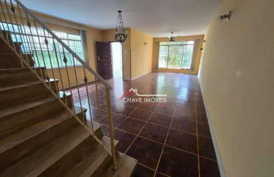 Sobrado com 4 dormitórios para alugar, 227 m² por r$ 12.000,01/mês - boqueirão - santos/sp