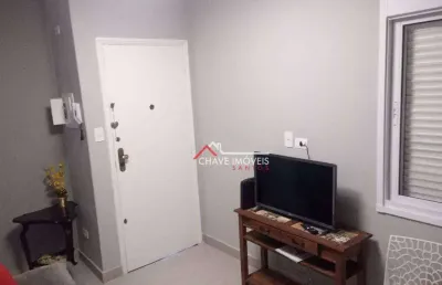 Apartamento com 1 dormitório à venda, 47 m² por r$ 410.000,00 - boqueirão - santos/sp