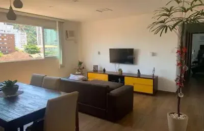 Apartamento com 2 dormitórios à venda, 90 m² por r$ 564.000,00 - marapé - santos/sp