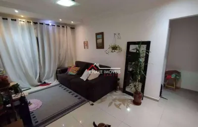 Apartamento com 2 dormitórios à venda, 87 m² por r$ 460.000,00 - campo grande - santos/sp
