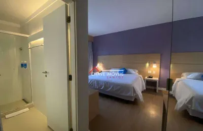 Flat com 1 dormitório à venda, 28 m² por r$ 412.730,00 - pompéia - santos/sp