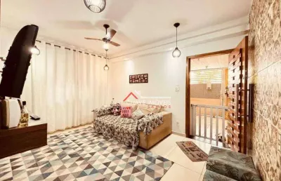 Sobrado com 3 dormitórios à venda, 122 m² por r$ 700.000,00 - vila belmiro - santos/sp