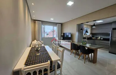 Apartamento com 2 dormitórios à venda, 69 m² por r$ 550.000,00 - aparecida - santos/sp