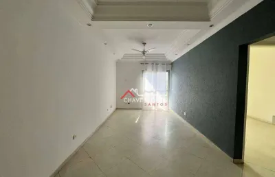 Apartamento com 1 dormitório à venda, 97 m² por r$ 450.000,00 - josé menino - santos/sp