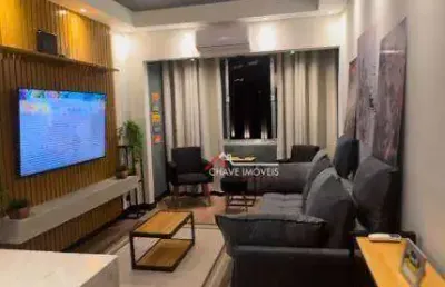 Apartamento com 2 dormitórios à venda, 85 m² por r$ 695.000,00 - gonzaga - santos/sp