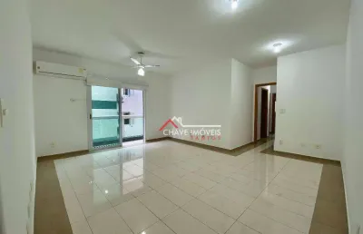 Apartamento com 3 dormitórios para alugar, 125 m² por r$ 7.500,02/mês - embaré - santos/sp