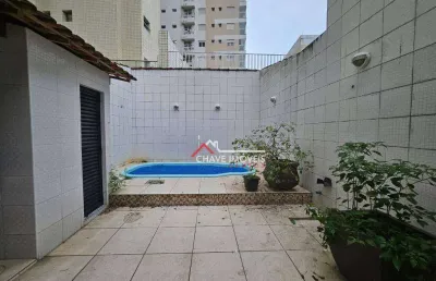 Sobrado com 3 dormitórios à venda, 205 m² por r$ 2.500.000,00 - embaré - santos/sp