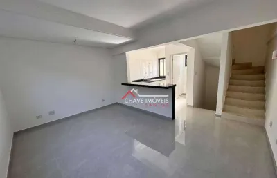 Sobrado com 2 dormitórios à venda, 94 m² por r$ 629.900,00 - macuco - santos/sp