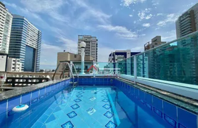 Cobertura à venda, 223 m² por r$ 1.170.000,00 - aparecida - santos/sp