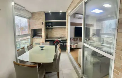 Apartamento com 2 dormitórios à venda, 78 m² por r$ 809.000,00 - ponta da praia - santos/sp