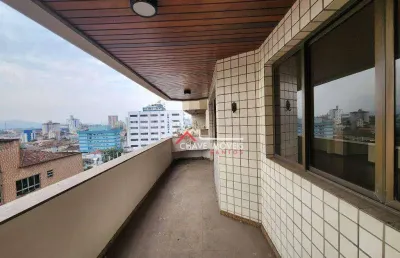 Apartamento com 3 dormitórios, 163 m² - venda por r$ 1.400.000,00 ou aluguel por r$ 9.245,00/mês - boqueirão - santos/sp