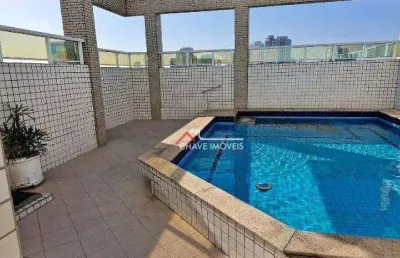 Apartamento à venda, 123 m² por r$ 1.120.000,00 - pompéia - santos/sp