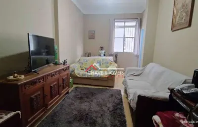Apartamento com 1 dormitório à venda, 53 m² por r$ 390.000,00 - josé menino - santos/sp