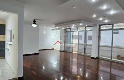 Apartamento com 3 dormitórios para alugar, 163 m² por r$ 6.500,02/mês - gonzaga - santos/sp