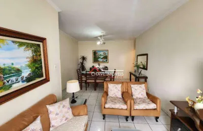 Apartamento com 2 dormitórios à venda, 100 m² por r$ 480.000,00 - aparecida - santos/sp