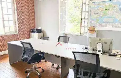 Sobrado para alugar, 164 m² por r$ 4.800,01/mês - embaré - santos/sp