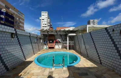 Cobertura com 2 dormitórios à venda, 160 m² por r$ 1.170.000,00 - gonzaga - santos/sp