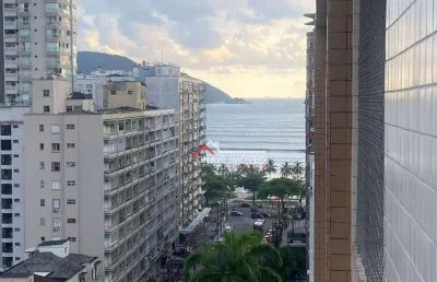 Apartamento com 2 dormitórios à venda, 70 m² por r$ 458.000,00 - boqueirão - santos/sp