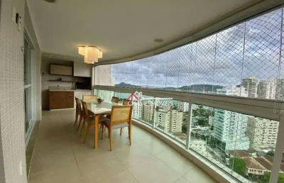 Apartamento com 3 dormitórios à venda, 165 m² por r$ 2.850.000,00 - ponta da praia - santos/sp