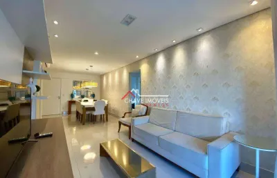Apartamento à venda, 85 m² por r$ 883.000,00 - boqueirão - santos/sp