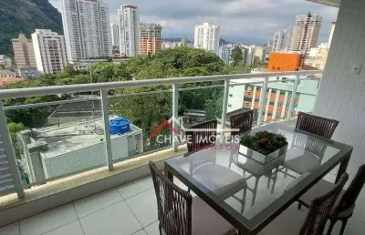 Apartamento com 2 dormitórios à venda, 76 m² por r$ 1.138.000,00 - josé menino - santos/sp