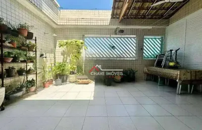 Cobertura com 3 dormitórios à venda, 180 m² por r$ 1.300.000,00 - campo grande - santos/sp