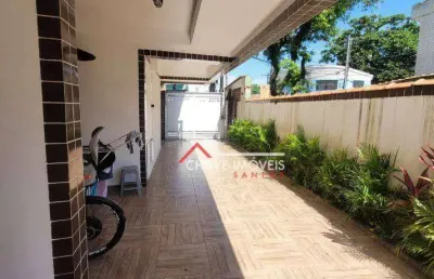 Village com 3 dormitórios à venda, 112 m² por r$ 579.000,00 - estuário - santos/sp