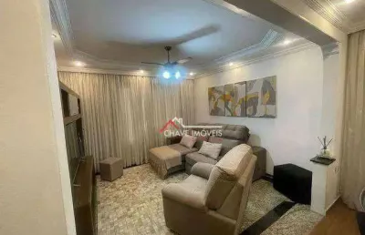 Sobrado com 3 dormitórios à venda, 126 m² por r$ 850.000,00 - vila belmiro - santos/sp