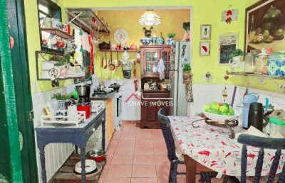 Sobrado com 3 dormitórios à venda, 220 m² por r$ 690.000,00 - vila matias - santos/sp