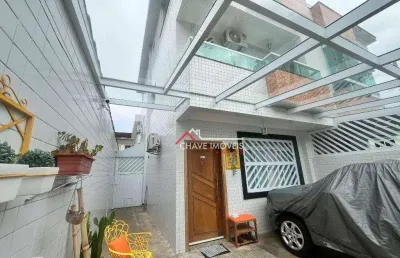 Sobrado com 3 dormitórios à venda, 150 m² por r$ 1.890.000,00 - embaré - santos/sp