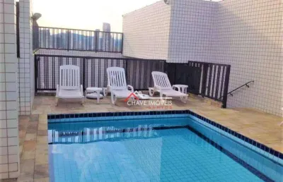 Apartamento com 3 quartos à venda na Avenida Doutor Epitácio Pessoa, Boqueirão, Santos