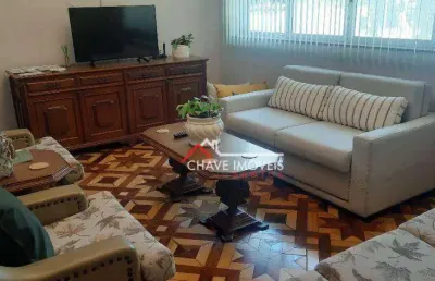 Casa com 4 dormitórios para alugar, 167 m² por r$ 18.000,01/mês - embaré - santos/sp