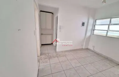 Apartamento com 1 dormitório à venda, 41 m² por r$ 380.000,00 - ponta da praia - santos/sp