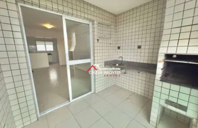 Apartamento com 3 dormitórios para alugar, 87 m² por r$ 5.000,11/mês - aparecida - santos/sp