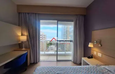 Flat com 1 dormitório à venda, 30 m² por r$ 490.000,00 - pompéia - santos/sp