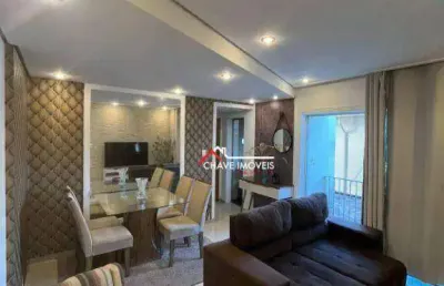 Apartamento com 2 dormitórios à venda, 70 m² por r$ 380.000,00 - vila belmiro - santos/sp