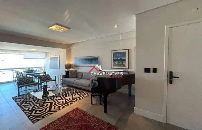 Apartamento com 2 dormitórios à venda, 129 m² por r$ 2.300.000,00 - aparecida - santos/sp