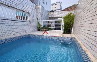 Sobrado com 4 dormitórios à venda, 228 m² por r$ 1.170.000,00 - embaré - santos/sp