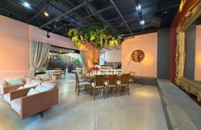 Casa com 3 dormitórios à venda, 400 m² por r$ 4.870.000,00 - pompéia - santos/sp